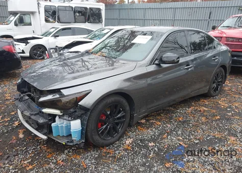 2014 Infiniti Q50 Premium из США, поврежденный, VIN JN1BV7ARXEM703818